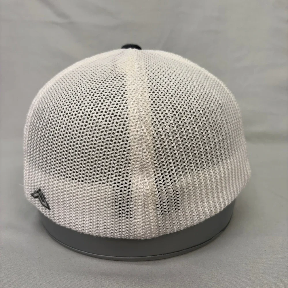Pacific Headwear Trucker Hat RBI Baseball Mens XS Grey Camo Mesh Flex Fit